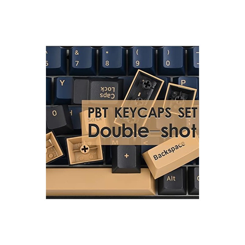 170 teclas PBT doble disparo teclas personalizadas para juegos, guerrero