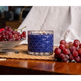 Gold Canyon Original Medium Candle, GrapleBerry Scented Candle, 14 oz., Three Wicks, 100% Natural Soy Wax Candle, Notes of Grape, Plum, & Sweet Vanilla | 35+ Hours of Burn Time