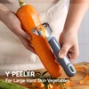 Trez Treamer 2-Pack Vegetable Peelers for Kitchen，2 in 1 Mutifunctional