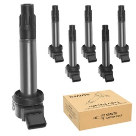 Ignition Coil Pack compatible with 3.3 3.3L V6 Lexus RX330 ES330 RX400h Toyota Camry Highlander Sienna Solara 2004 2005 2006 2007 2008 2009 2010, UF506 C1452, Set of 6