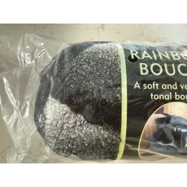 JO-ANN SENSATIONS RAINBOW  BOUCLE Yarn Black/Grey 11 Oz 853 Yards(Color 1001)