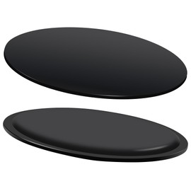 Car Dashboard 80mm Adhesive Mounting Disk - Removable TPU Circular Sticky Suction Cup Base Adapter Plate Disc for Garmin GPS Tomtom Nav Car Dash Cam Cell Phone Reusable Console Pedestal (2 PCS)