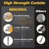 REKCKRUL Professional 3 PCS 45 Degree Lock Miter Router Bit