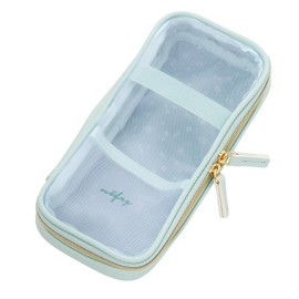 Raymay Fujii NSF1221A Nofesu Round Mesh Pencil Case, Mint Blue
