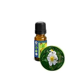 10ml (1/3oz) Wild Musk Rose Essential Oil (Rosa Moschata) -100% Pure, Undiluted, Uncut - "Elixir of Youth" for Skin Care, Aromatherapy, Massage, Perfumery - Add to Favorite Moisturizer, Cream, Lotion