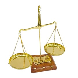 Old Traditional Goldsmith Weight (tarazu) showpiece Brass Weighing Scale Balance Justice Law Scale Decoration Nautical Home Decor Scale Small Brass Weight Scale