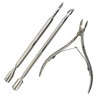 TRIXES Professional Cuticle Nippers Scissors Cutters Removers, Stainless Steel 3