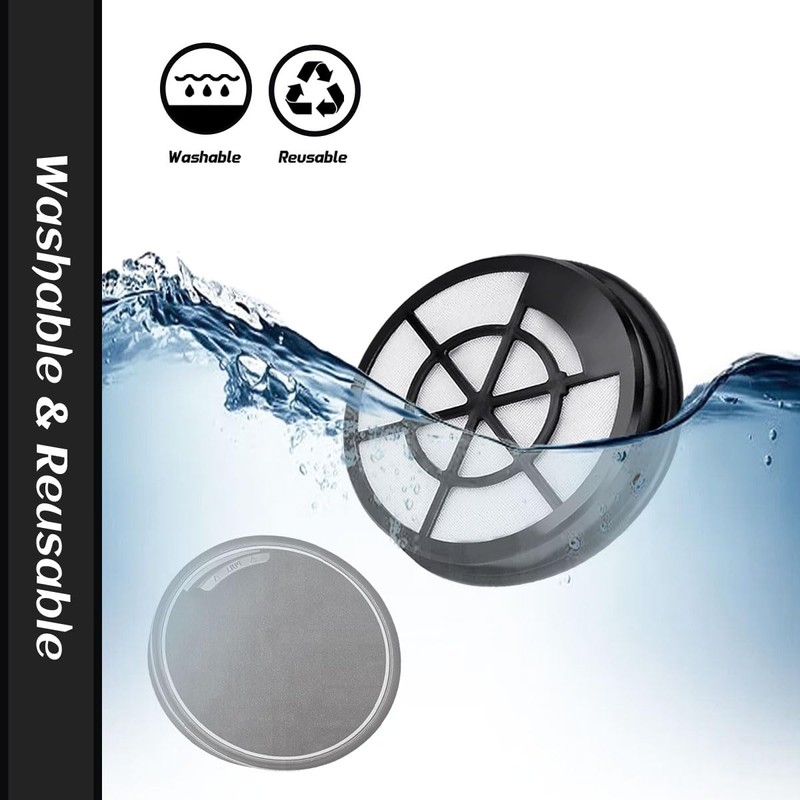 2-Pack NEN110A Vacuum Filter Replacement for Eureka Whirlwind Bagless Canister