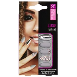 Perfect Salon Perfect Nail Set Variations - NL Luxe Matte & Chrome