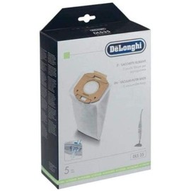 De'Longhi DLS35 Sacchi Filtranti per Scopa Elettrica, Confezione da 5 sacchi