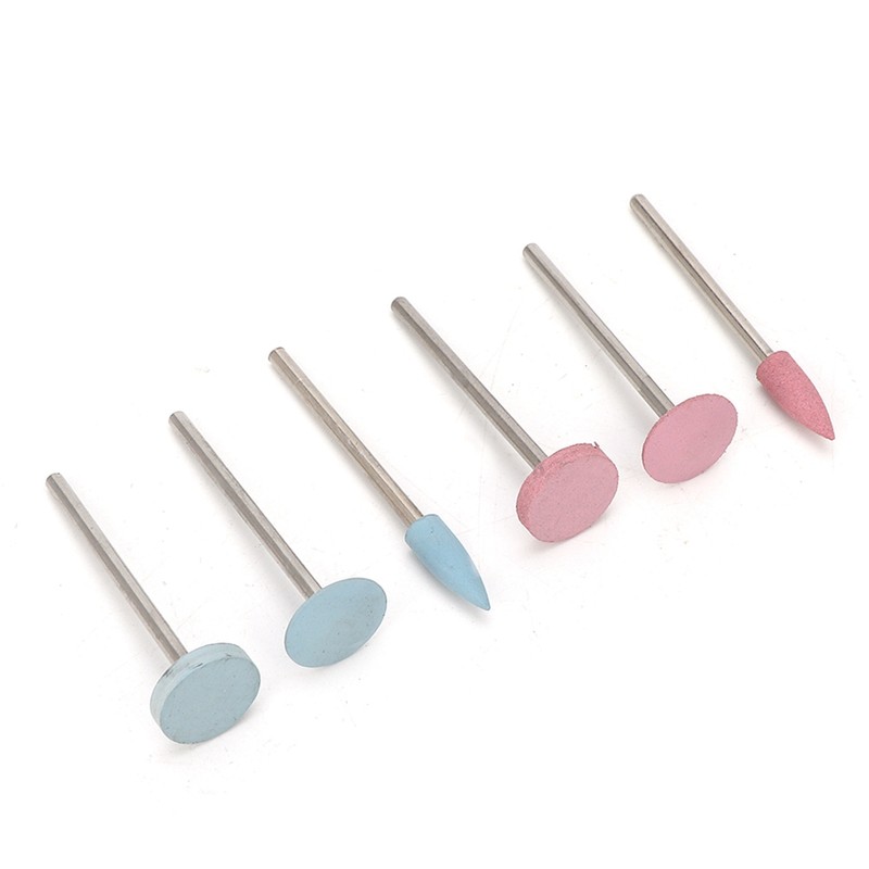 12Pcs/Set Dental Polisher Drill Grinding Head Kit Porcelain Teeth Tool
