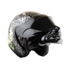 1Storm Motorcycle Open Face Fiber Glass Dual Visor Helmet Scooter