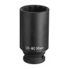 sourcing map 12-Point Deep Impact Socket 1/2 Inch Drive 30mm