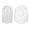 Makeup Brush Holder 360 Degree Rotatable Large Capacity Dustproof Cosmetics