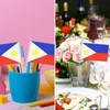 mflagperft Philippines Flag Filipino Small Stick Mini Hand Held Flags