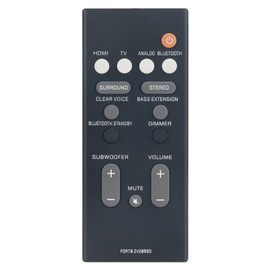 ALLIMITY FSR78 ZV28960 Remote Control Replace fit for Yamaha Soundbar ATS-1060 YAS-107 ATS-1070 YAS-207 NS-WSW42 ATS-2070 YAS-CU207 YAS-106 FSR78-ZV28960