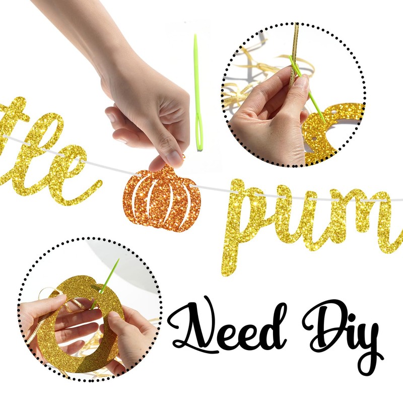 Our Little Pumpkin is One Banner, Little Pumpkin First Birthday