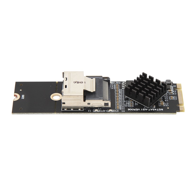 M.2 NVME to SFF 8087 SATA3.0 Expansion Card 4 Port