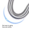 Bathroom Flexible Sink Drain Pipe Corrugated U Shape No Odor