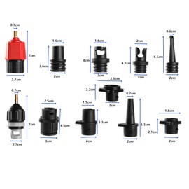CuiCanfla Inflatable SUP Pump Adaptor Air Pump Converter, Stand Up Paddle Board, Air Valve Converter Multifunction SUP Air Valve Adapter, for Inflatable Boat, Inflatable Bed