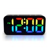 Westclox Digital Clock for Adults with 2" RGB Color Display,