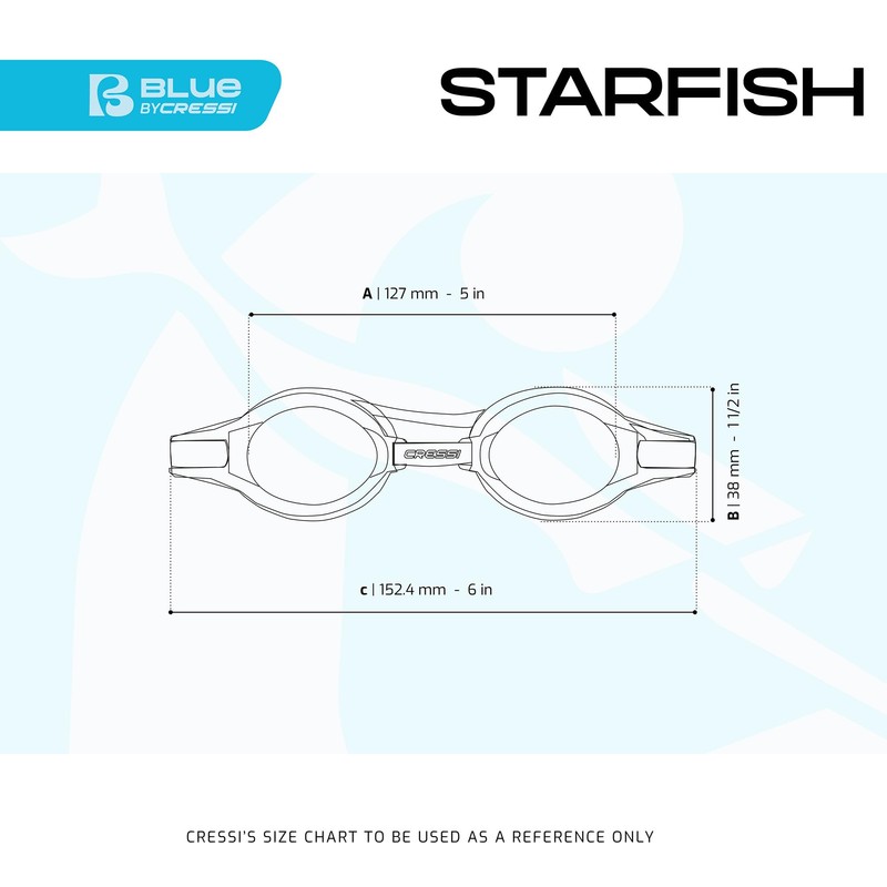 Cressi Starfish, Red/Azure