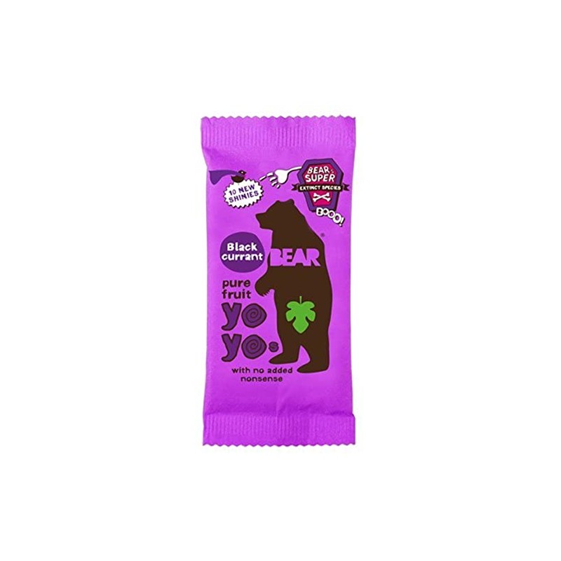 BEAR Yoyos Blackcurrant Fruit Rolls, 20g