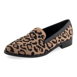 Aerosoles Women's EMANIL Loafer Flat, Leopard Combo, 5