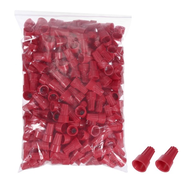 sourcing map 250pcs Wire Connectors Nuts, Electrical Wire Connectors 22-10