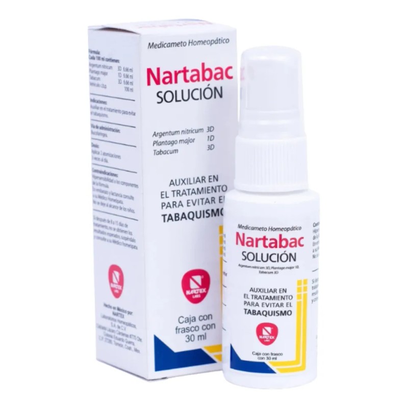 Nartabac Auxiliar En Tratamiento Del Tabaquismo 30ml 3 Pack