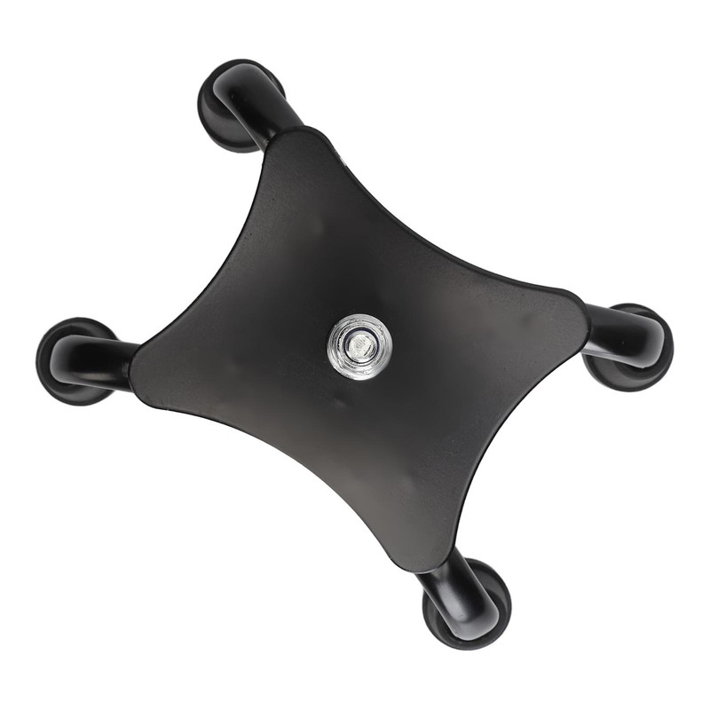 Walking Cane Quad Foot Stainless Steel High Stability Four Point