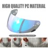 Qualifier Helmet Visor for Bell Star/Vortex/RS-1/RS-2/Revolver/Qualifier DLX,Click Release Shield Uv