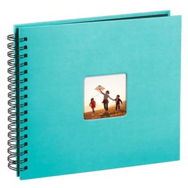 Hama 113679 Fine Art Photo Album | 28 x 24cm | Turquoise w/Black Pages