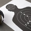 50 Pack Paper Shooting Targets for The Range, Pistol Practice,