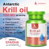 2 Bottles Antarctic Krill Oil 1000 mg with Omega-3s EPA,