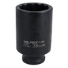 38mm Metric 1/2" Drive Deep Rear Hub Axle Nut Socket