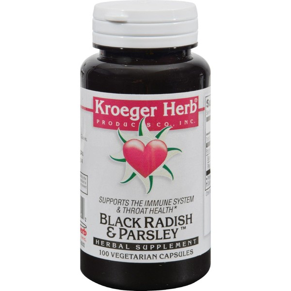 Kroeger Herb Black Radish &amp; Parsley 100 Cap2