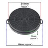 Spares2go Carbon Charcoal Vent Filter for Smeg K2 Cooker Extractor