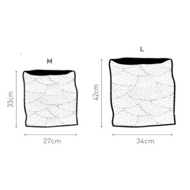 OGF® WAXOSACK 27 x 33 cm Bread Bag Beeswax Freshness Keep Stylish: Wax Bag with Herb Motif, Perfect for Pastries and Vegetables