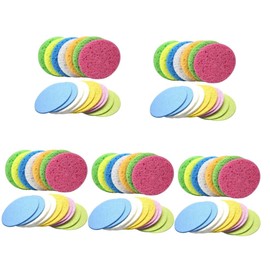 LALAFINA Sets Cleansing Pads Reusable Face Spa Sponges for Women Men Makeup Powder Pad Pcs Random
