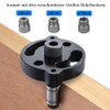 Mesee Dowel Drill Guide, Doweling Jig Kit, 3-Hole Punch Positioner,