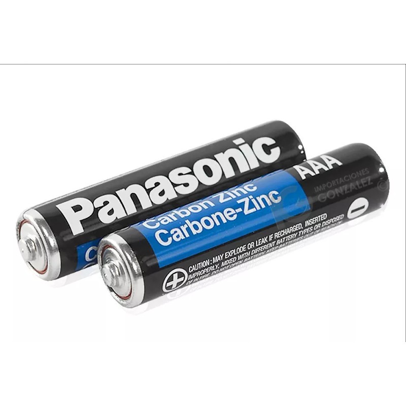 Panasonic Pila Panasonic AAA Carbón Zinc Cilíndrica UM-4NPA/4B Blister con
