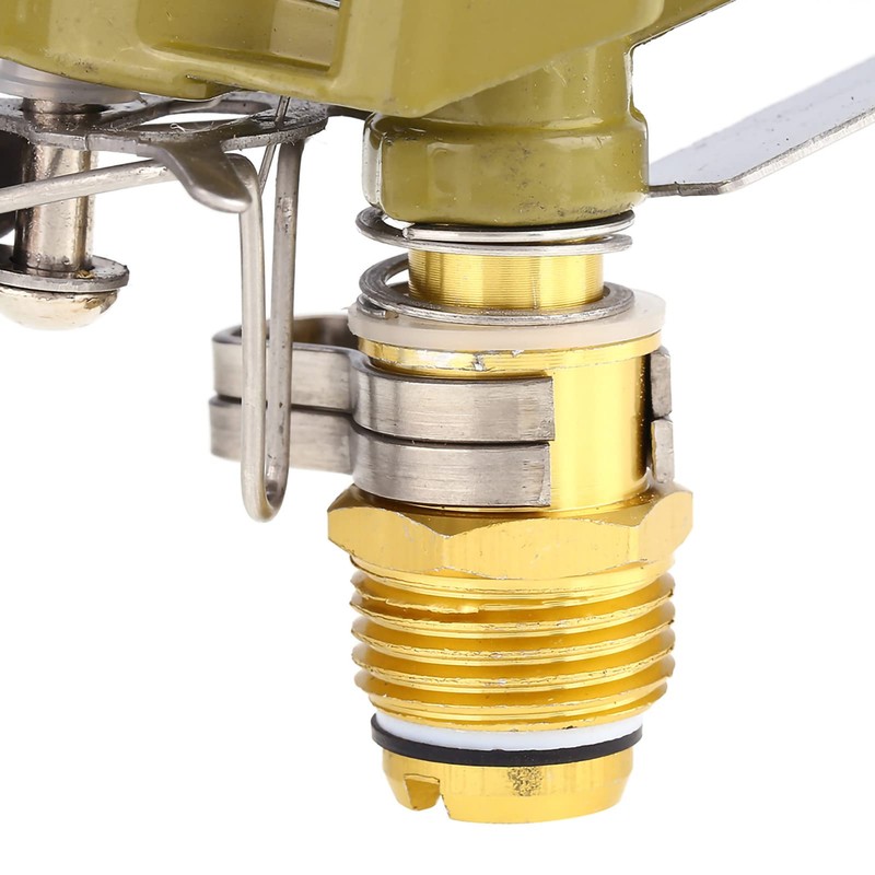 360 Degree Rotating Irrigation Sprinkler Head, Garden Sprinkler Head, Zinc
