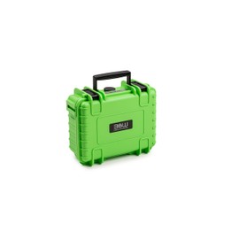 B&W Outdoor Transport Case - Type 500 Green - Waterproof according to IP67 Certification, Dustproof, Shatterproof and Indestructible