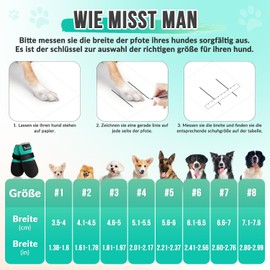 Eyein Dog Shoes, Paw Protection, Breathable & Non-Slip Dog Socks for Hardwood Floors and Hot Summer Floors, Reflective Dog Shoes with Velcro Fastening for Outdoor Walks (Green, 5)