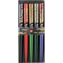 サンライフ 来客用箸 乾漆華 22.5cm 311141 5膳セット