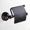 Leyden Bronze Toilet Paper Holder, Oil Rubbed Bronze Tissue Roll