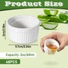 Giantree 48 Pack White Ceramic Mini Ramekins 2 oz
