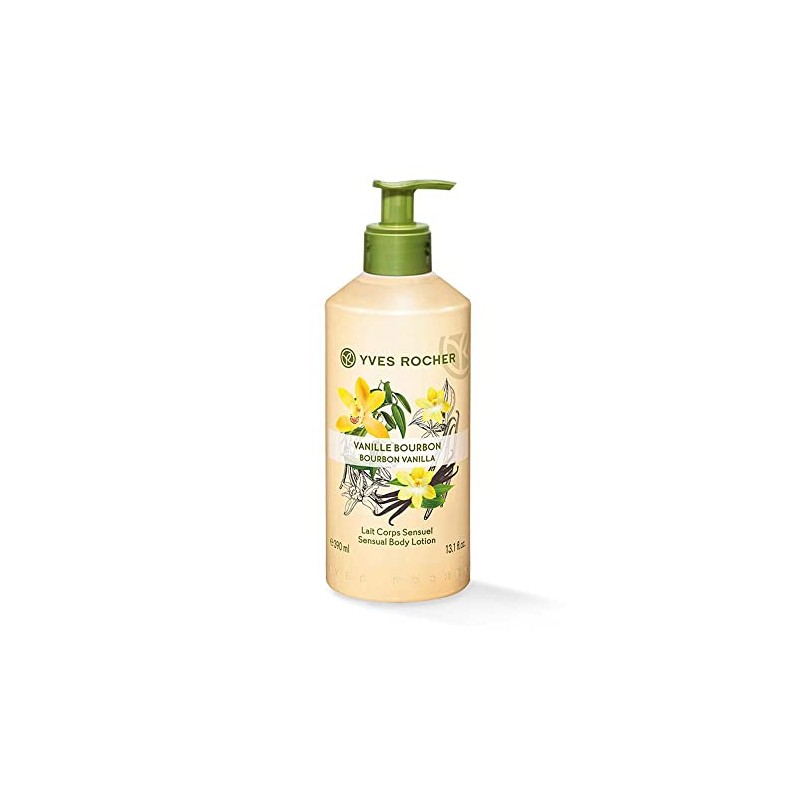 Yves Rocher Crema Corporal Fluida, Vainilla, 390 ml