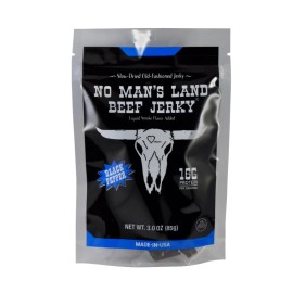 No Man's Land Beef Jerky Black Pepper 3.0 oz (Pack of 8)